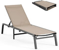 Ciokea Aluminum Chaise Lounge Ourdoor by CIOKEA