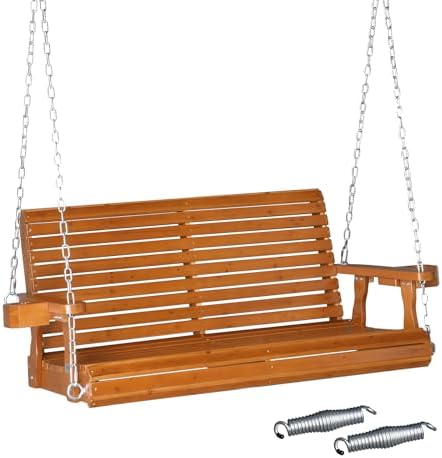 VINGLI XL 4 FT Pro Wooden Porch Swing by VINGLI