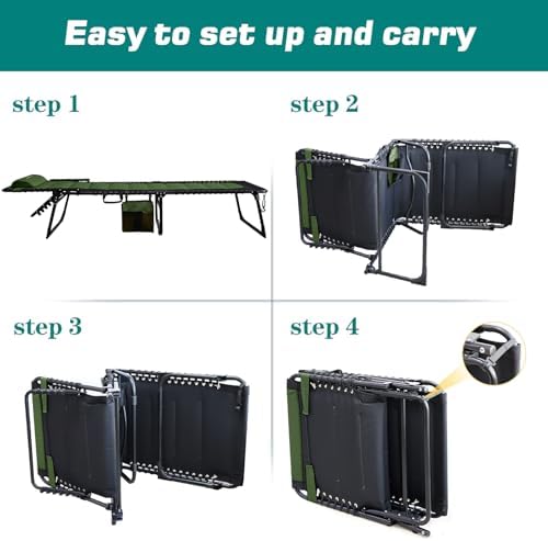 Outdoor Folding Lounge Chair Padded - Image 6