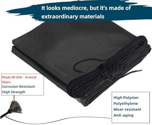 Patio Hanging Hammock zero gravity Lounger Replacement Support Mesh+Rope - Image 4