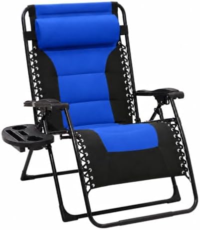 JEAREY Zero Gravity Chair, Oversized Padded Recliner by JEAREYOutdoorsCollection