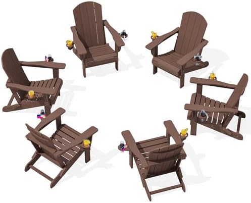 SERWALL Outdoor Adirondack Chair Set of 6 by SERWALL