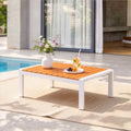 Aluminum Outdoor Patio Coffee Table by Makeyourlifebetter
