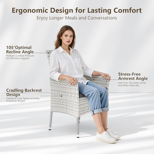 Outdoor Dining Set, 15-Piece Patio Furniture Set - Image 3