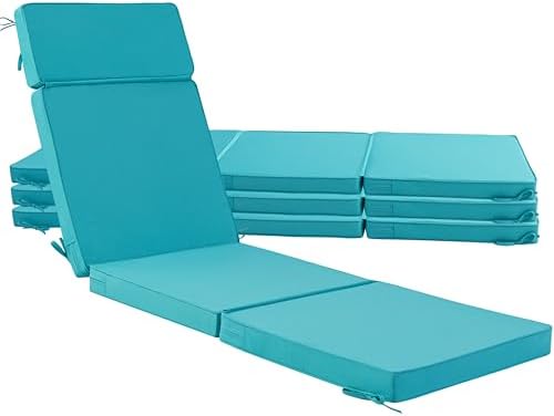 72 x 21 Inch Outdoor Chaise Lounge Cushions Set of 4 by Unknown