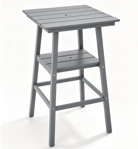 26" HDPE Outdoor Bar Table by KULAMOONLIFEHOUSE