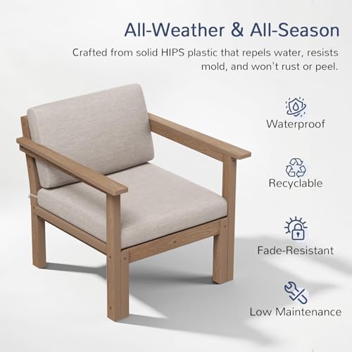 Stoog Modular 2-Seater Outdoor Loveseat, Convertible Sofa - Image 6