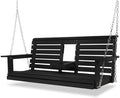 Poly Lumber 3-Seat Porch Swing, HIPS 5-Feet Bench Swing by Mosbrisa