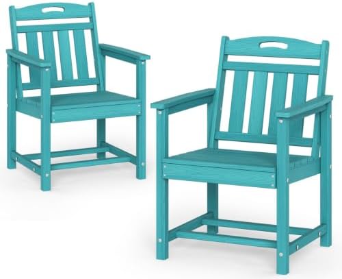 HDPE Outdoor Patio Dining Chairs by Suunyn