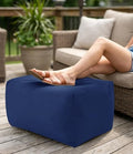 Outdoor Bean Bag Ottoman Foot Rest Rectangular by Unknown