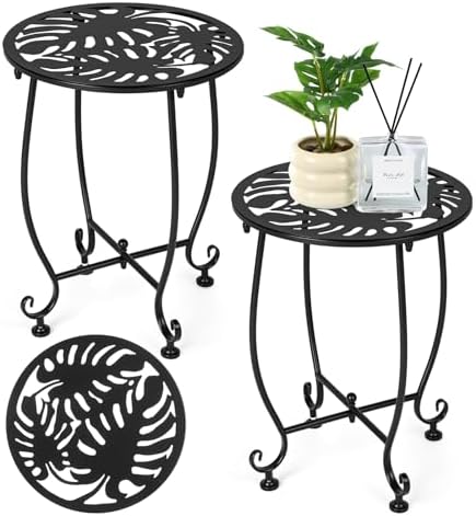 Thyle 2 Pcs Outdoor Side Table by Thyle