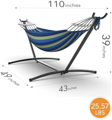 Everyfun Double Hammock with Stand - Image 6