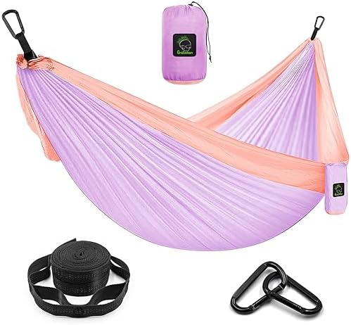 Grassman Camping Hammock Double & Single Portable Hammock by GRASSMAN
