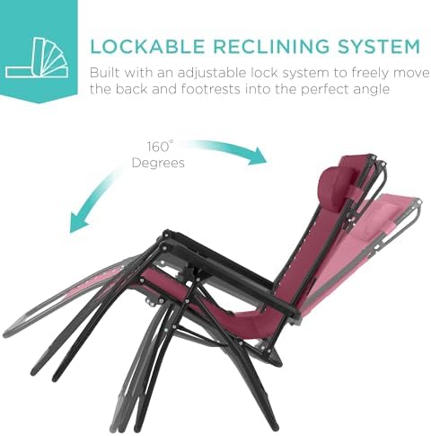 Best Choice Products Oversized Zero Gravity Chair Recliner w/ Canopy - Image 6