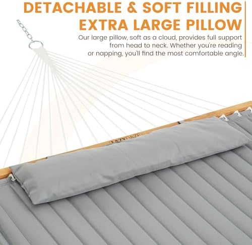 Lazy Daze Double Quilted Hammock - Image 3