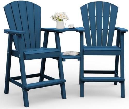Tall Adirondack Chairs Set of 2 by Suunyn