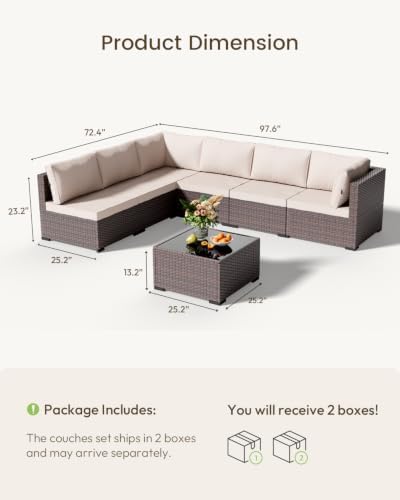 Skyfish 7-Piece Patio Furniture Set - Image 2
