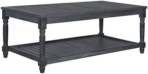 SAFAVIEH Outdoor Oakley Wood Coffee Table - Image 5