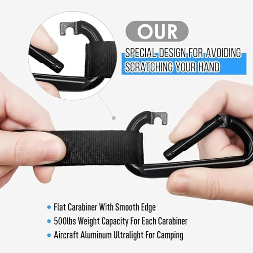 Grassman Camping Hammock Double & Single Portable Hammock - Image 6