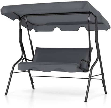 Tangkula 3 Person Porch Swing by TANGKULA