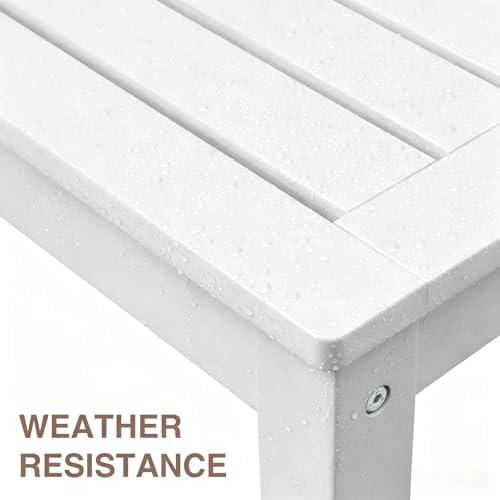 47" Backless Outdoor Bench for 2-Person, 700 LBS Capacity - Image 6