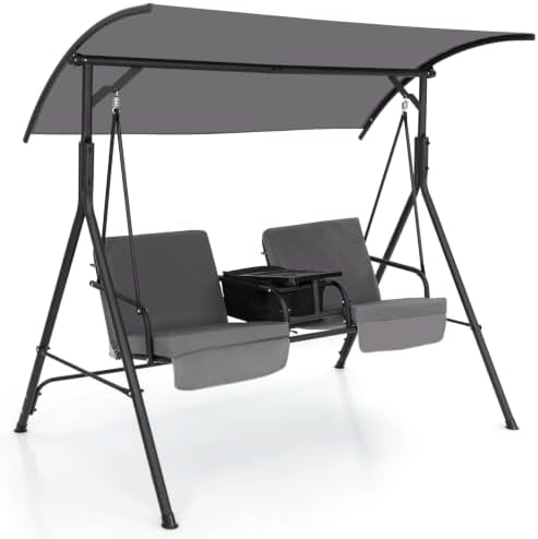 Happygrill 2 Person Porch Swing by HAPPYGRILL