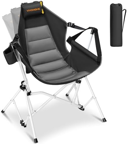 VIVOHOME Reclining Hammock Camping Chair, Portable Rocker Chair by VIVOHOME