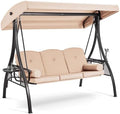 HOMREST 3 Seat Porch Swing by HOMREST