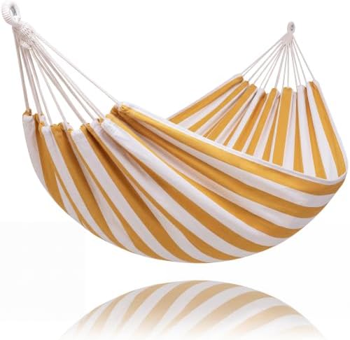 SUNCREAT Patio Large Hammock, 475 lbs Capacity, Tree Hammock by SUNCREAT