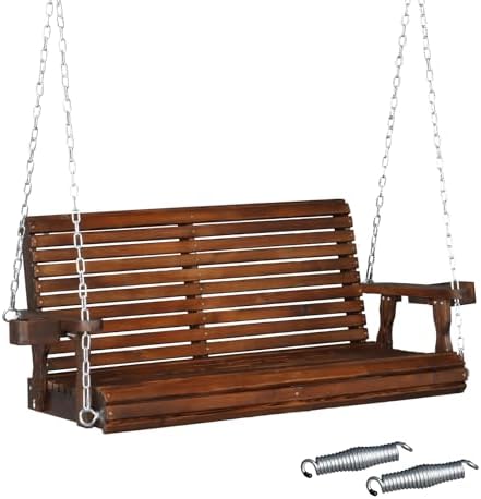 VINGLI XL 4 FT Pro Wooden Porch Swing by VINGLI