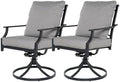 Grand patio Swivel Rocker Patio Dining Chairs Set of 2, Outdoor Chairs by GrandPatio