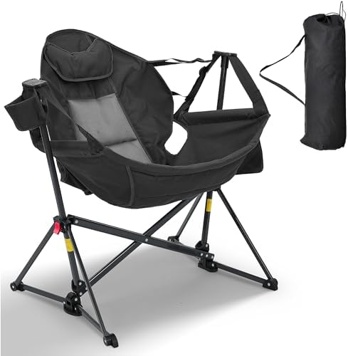 Hammock Camping Chair, Foldable Portable Rocking Chairs by Ainfox