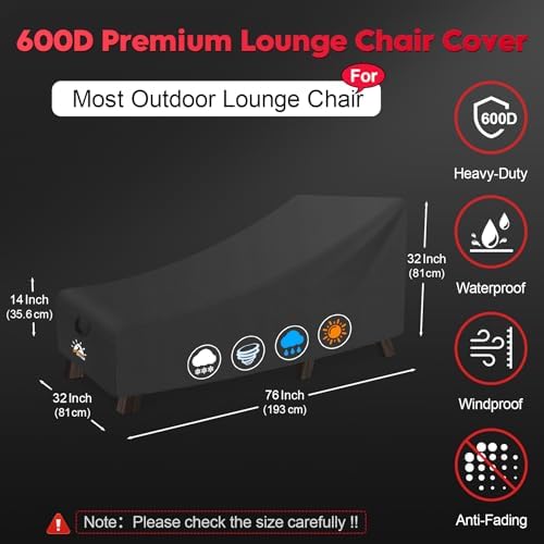 Outdoor Lounge Chair Cover - Image 2