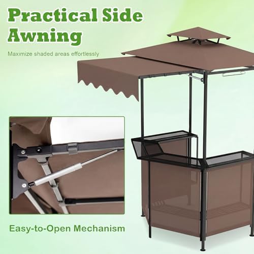 Tangkula 3 Piece Patio Bar Set - Image 4