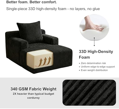 Chaise Lounge Chair, Boneless Sofa Bed - Image 4