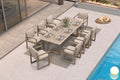 PURPLE LEAF Patio Dining Set for 8 Modern Table Set, Soft Cushions by Unknown
