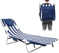 Ostrich Backpack Chaise Lounge, Folding & Reclining Beach Lounger by OstrichProducts