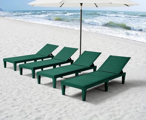 Nestl Lounge Chair Outdoor, Tanning Chair, Chaise Lounge Outdoor Set of 4 - Image 4