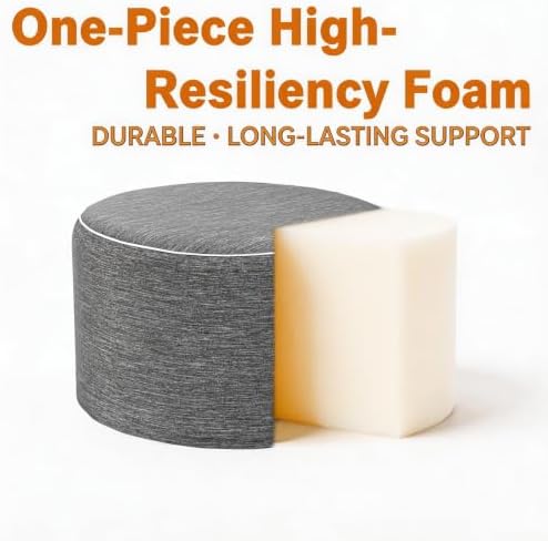 Outdoor Ottomans for Patio Pouf Waterproof Ottoman Foot Rest for Outdoor - Image 5