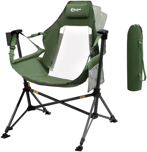 Portal Hammock Camping Chair, Mesh High Back, 400 lbs Adjustable by PORTAL