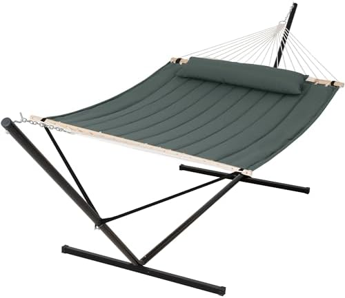 SUNCREAT Standing Hammock with 15 ft Stand, Hammock by SUNCREAT