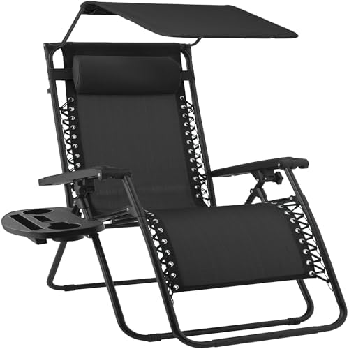 Best Choice Products Oversized Zero Gravity Chair Recliner w/ Canopy by BestChoiceProducts
