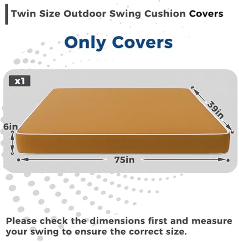 Outdoor Twin Porch Mattress Cover Waterproof, 6inch Outdoor Mattress Cover - Image 4