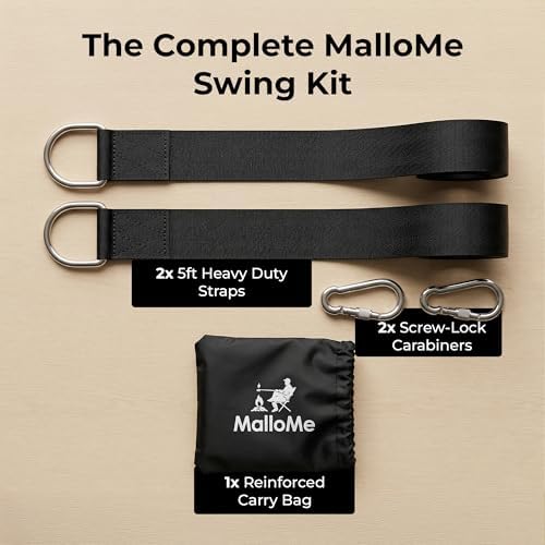 MalloMe Tree Swing Straps & Hammock Straps - Image 6