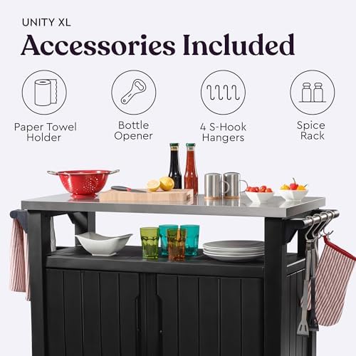 Keter Unity XL Outdoor Entertainment Cart - Image 3