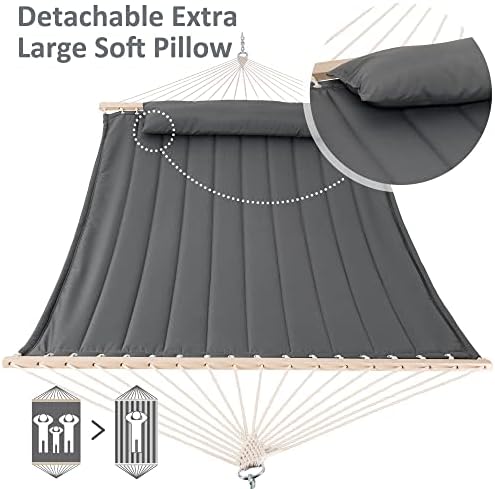 Heavy Duty Hanging Tree Hammock, 475 lbs Capacity - Image 3
