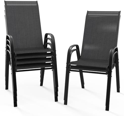 VINGLI Patio Chairs Set of 6 by VINGLI