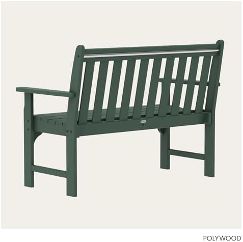 POLYWOOD Vineyard 48" Outdoor Patio Bench - Image 5