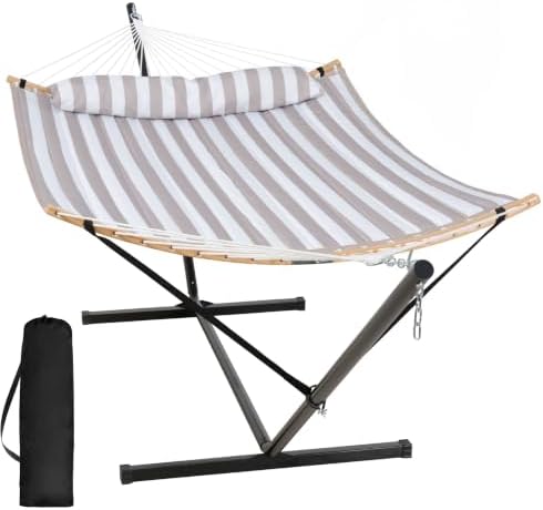 SUNCREAT Heavy Duty Standing Double Quilted Hammock by SUNCREAT