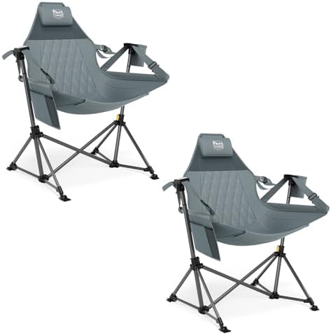 TIMBER RIDGE Hammock Camping Chair, Oversized Swinging Chair, 400lbs Load by TIMBERRIDGE
